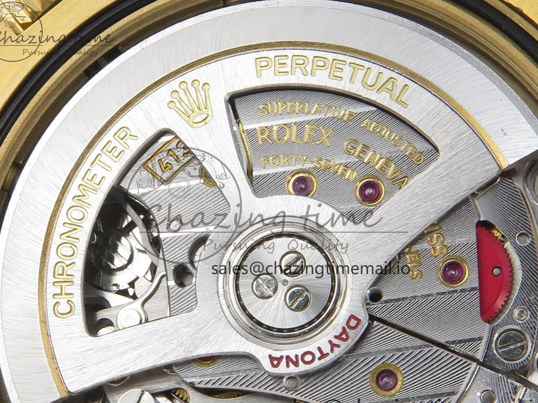 1:1 Edition V6（Gain YG Dial Weight） QF Daytona Best SH4131 Green On 126508 Markers Bracelet Stick 0105